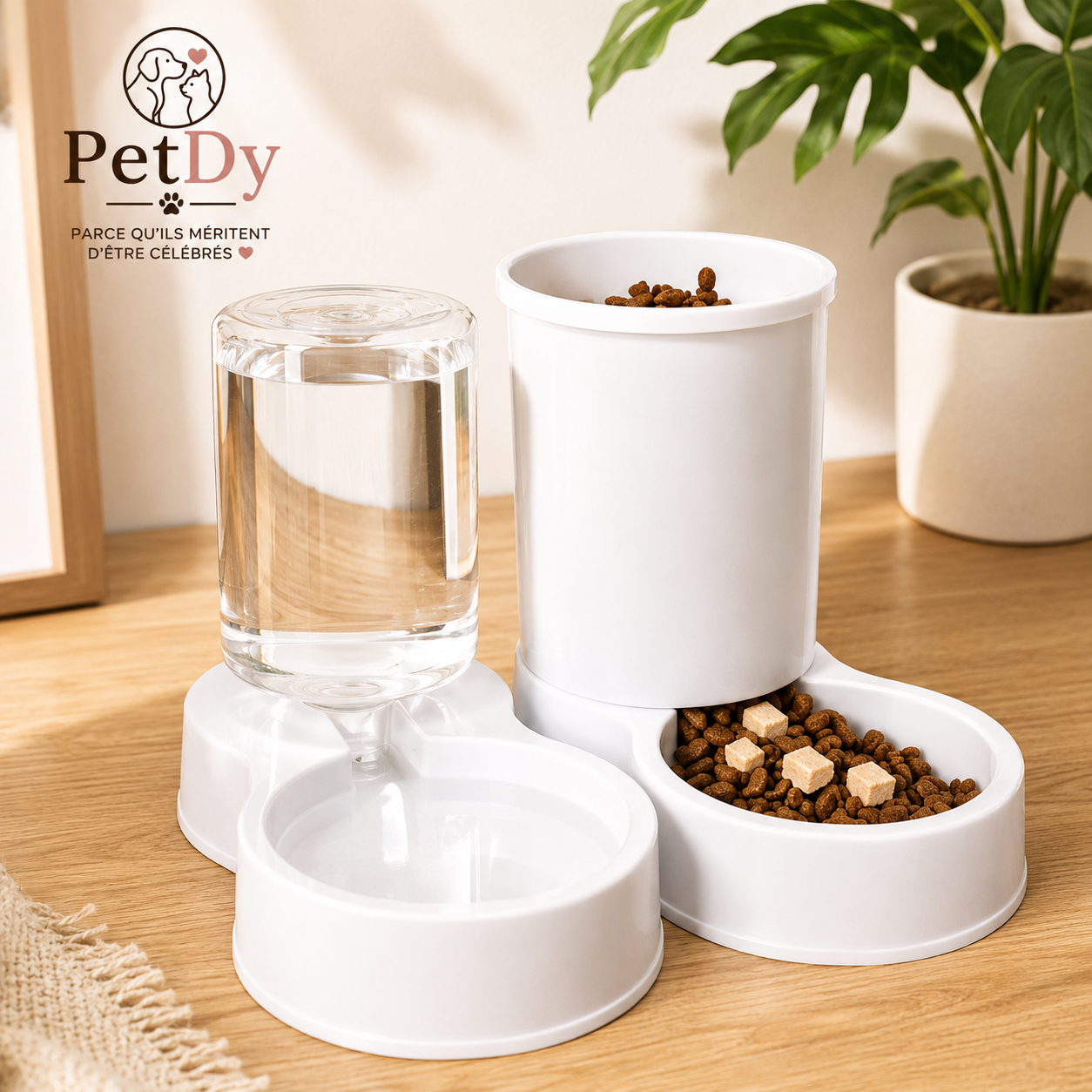 Distributeur Automatique de Croquettes et Eau pour Chat et Chien | Réservoir Alimentaire et Abreuvoir Grande Capacité
Distributeur Automatique de Croquettes et Eau pour Chat et Chien | Réservoir Alimentaire et Abreuvoir Gr