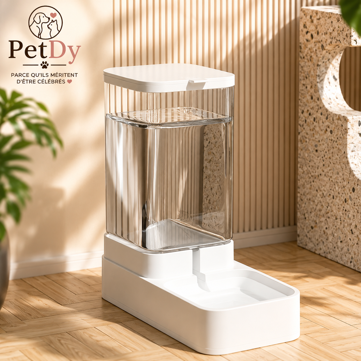 Distributeur Automatique de Croquettes et Eau pour Chat et Chien | Réservoir Alimentaire et Abreuvoir Grande Capacité