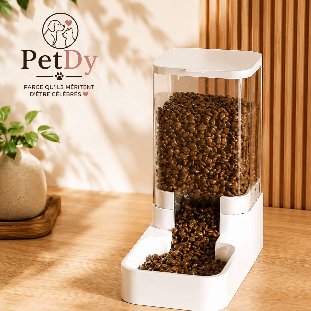 Distributeur Automatique de Croquettes et Eau pour Chat et Chien | Réservoir Alimentaire et Abreuvoir Grande Capacité