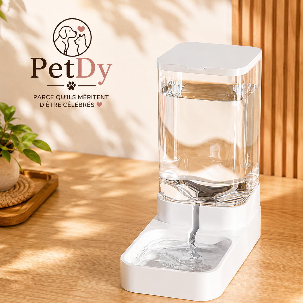 Distributeur Automatique de Croquettes et Eau pour Chat et Chien | Réservoir Alimentaire et Abreuvoir Grande Capacité