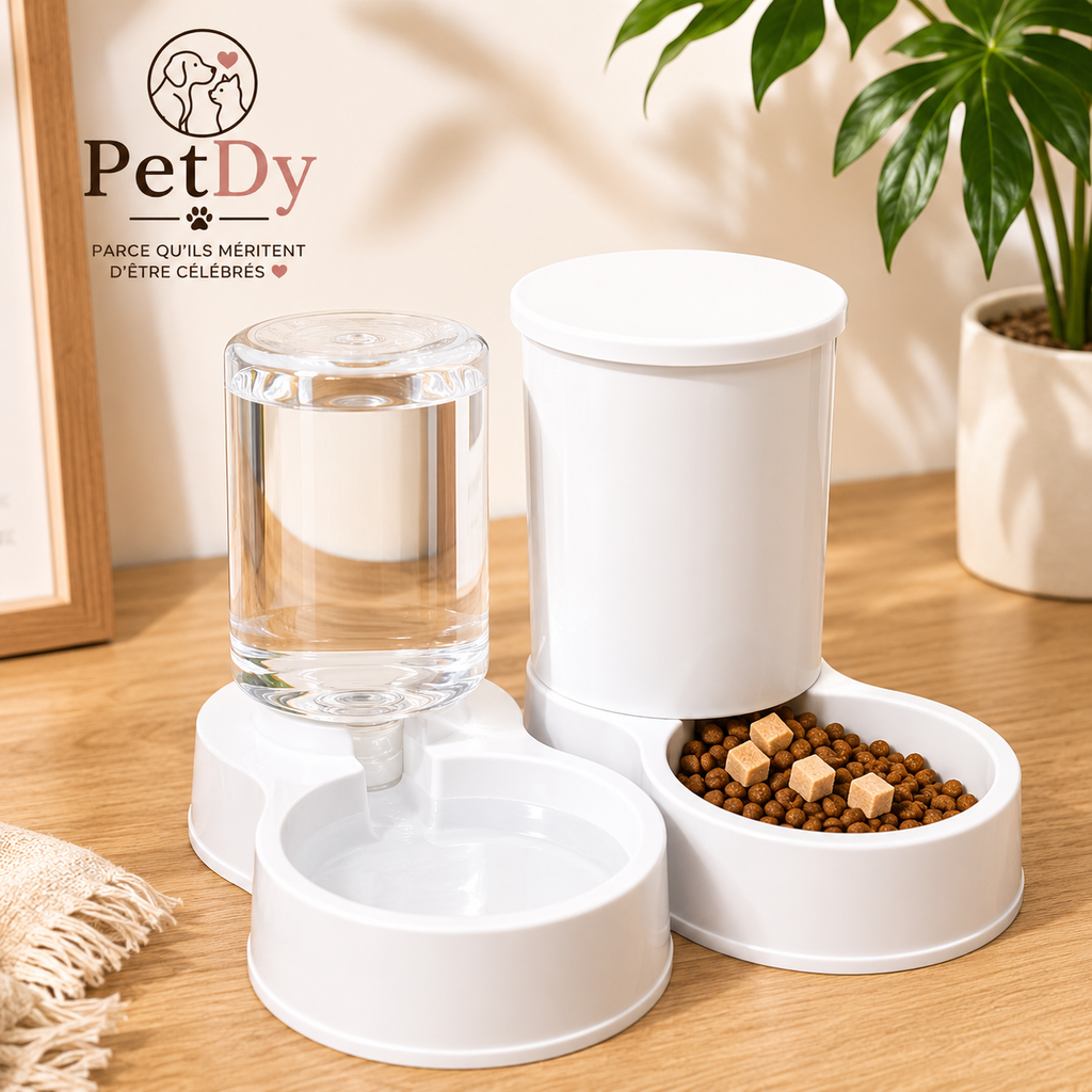 Distributeur Automatique de Croquettes et Eau pour Chat et Chien | Réservoir Alimentaire et Abreuvoir Grande Capacité
Distributeur Automatique de Croquettes et Eau pour Chat et Chien | Réservoir Alimentaire et Abreuvoir Gr